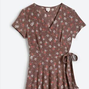 Kaileigh Arnett Faux Wrap Knit Dress